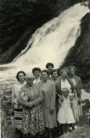 Groepsfoto met Marie Wegge